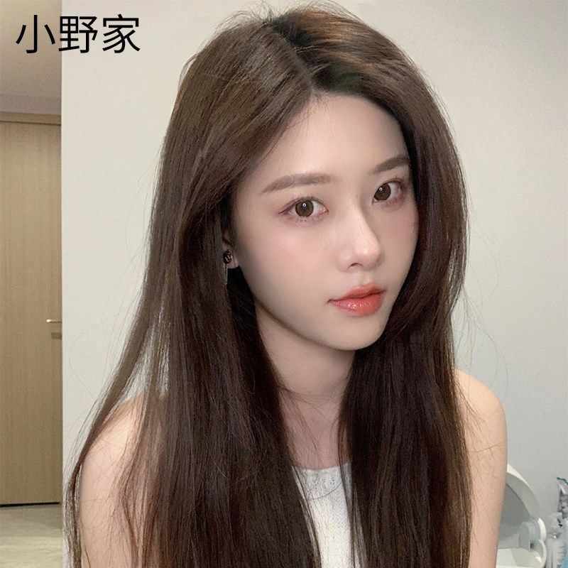 小野家假发片全真发增发量蓬松头顶补发片小发碗轻薄一片式遮白发