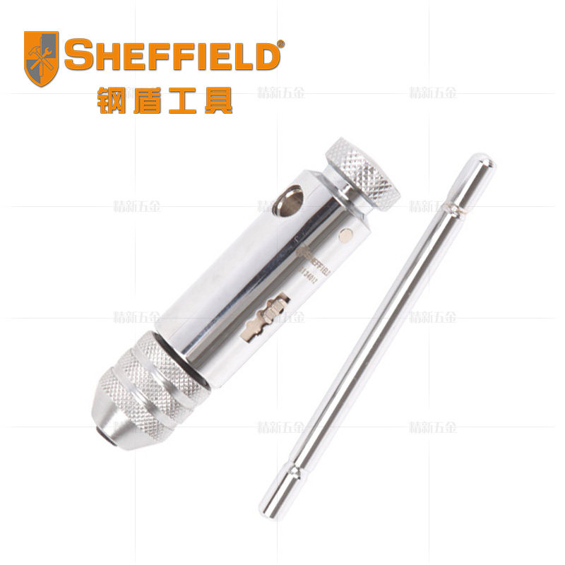 钢盾工具M3-M10/M5-M12T型棘轮丝锥绞手板牙铰手丝攻扳手丝锥绞手