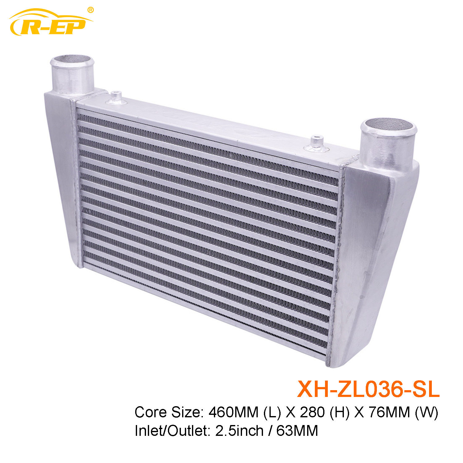 汽车中冷器通用460x280x76MM-65MM散热器进气涡轮增压改装管式