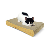 田田猫瓦楞纸耐磨不掉屑猫抓板磨爪幼猫玩具猫用品保护墙角猫薄荷