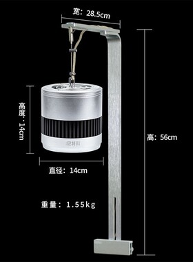 尼特利水草灯全光谱LED水草灯at3筒灯 鱼缸水草灯水族箱灯遥控灯
