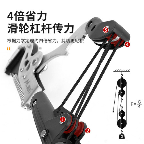 剪树枝专用剪刀伸缩杆高空修枝剪高枝锯锯树神器修剪锯子伸缩加长