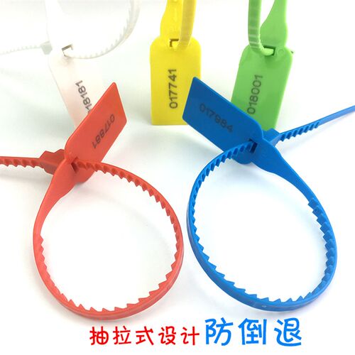 防掉包扣一次性锁扣防盗铅封一次性封签车用扎带货车封条箱包锁扣