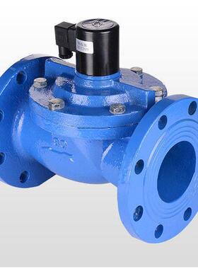 铸铁DF 法兰电磁阀开关阀水阀先导式膜片式DN50 65 80 100 4寸