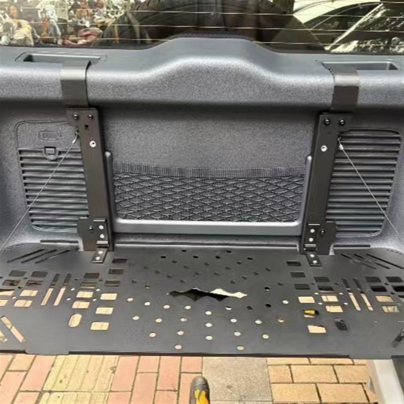 方程豹5尾门置物架折叠桌板改装后备箱储物架外饰拓展挂板收纳板
