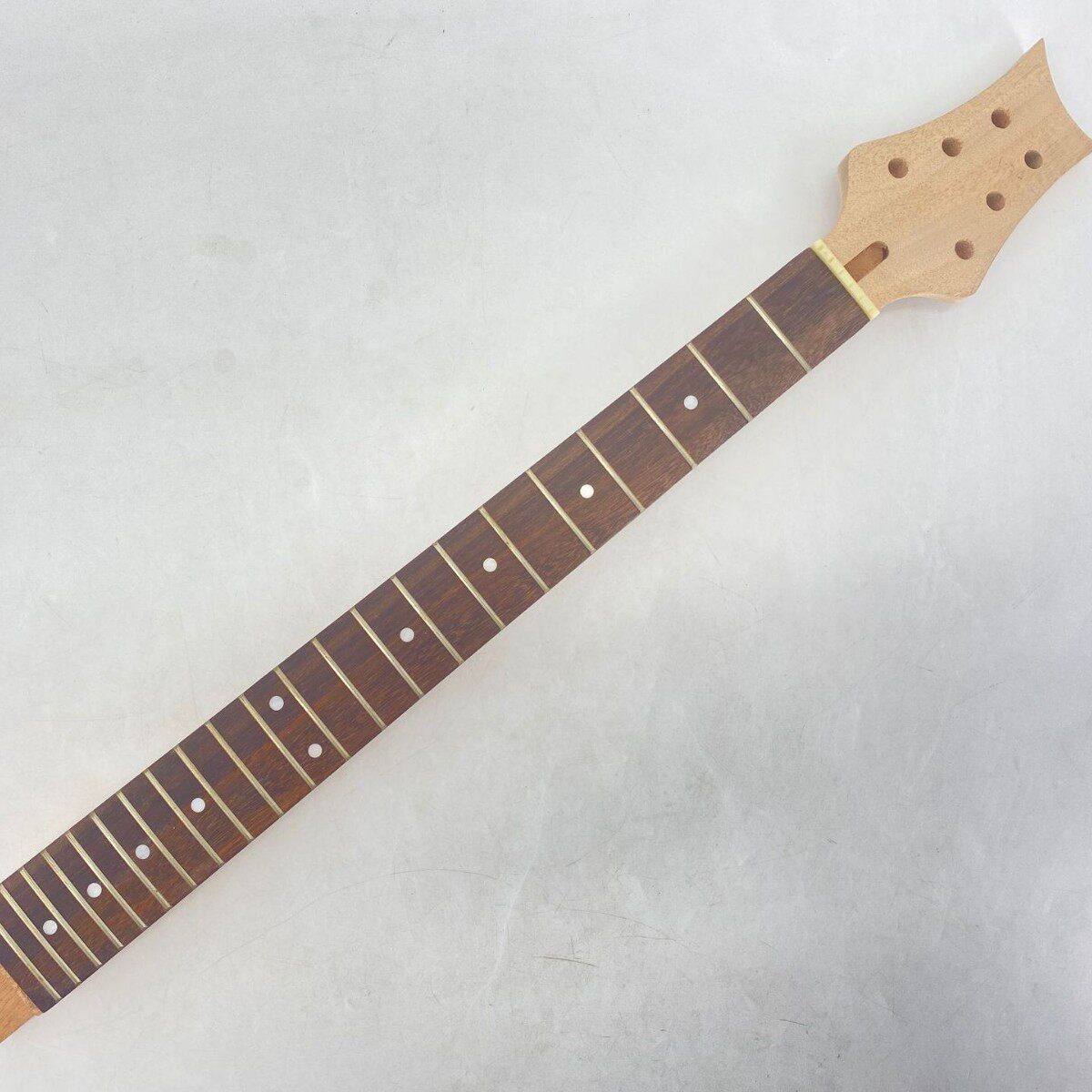 音芬特6弦22品琴头琴柄琴颈桃花芯玫瑰木指板吉他改装乐器配件