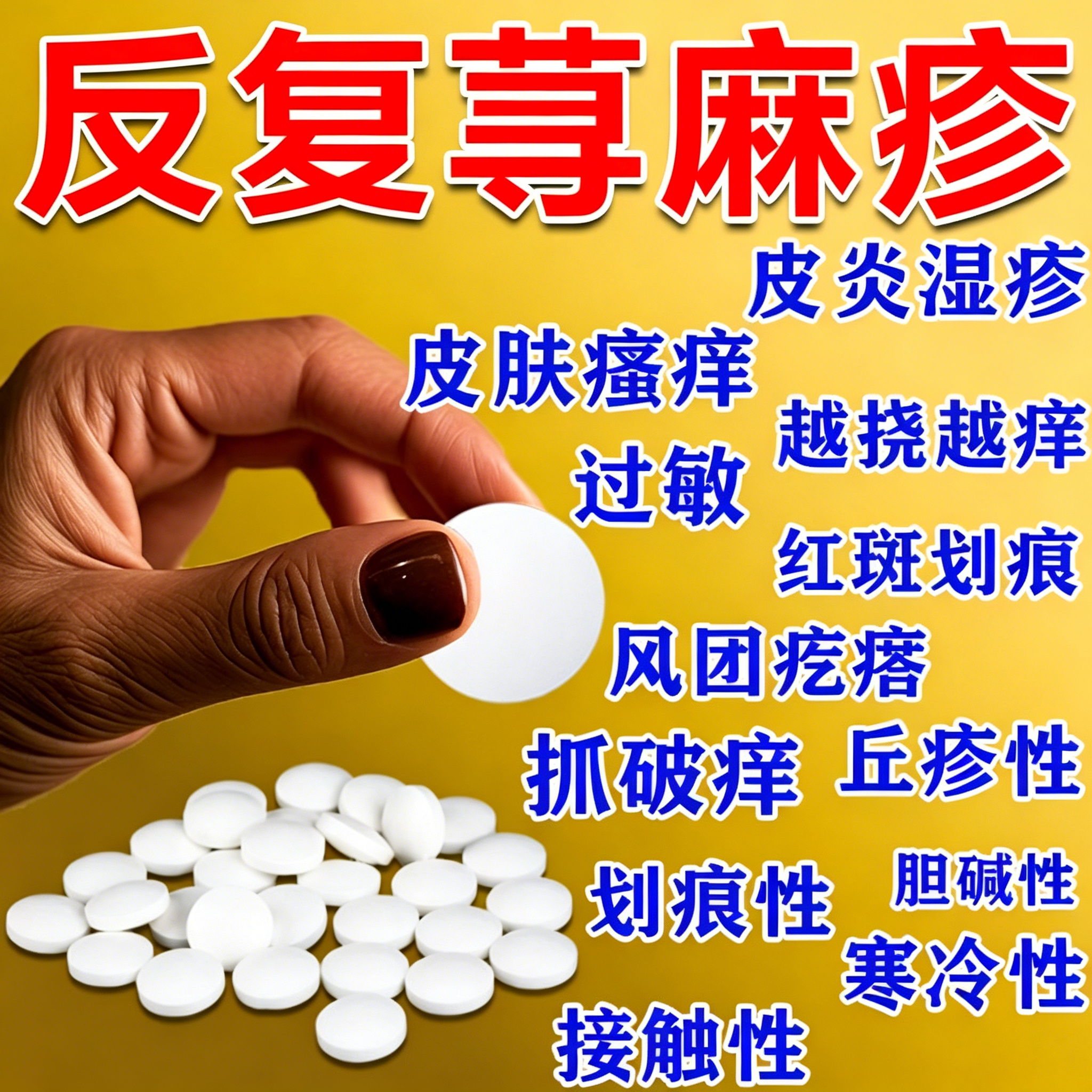 [靓瑞]马来酸氯苯那敏片4mg*100片/瓶过敏性鼻炎荨麻疹蚊虫叮咬止痒湿疹荨麻疹