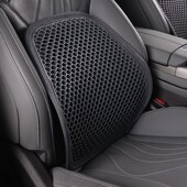 凝胶蜂窝汽车腰靠夏季 护腰神器主驾驶座硬可固定座椅腰垫 透气薄款