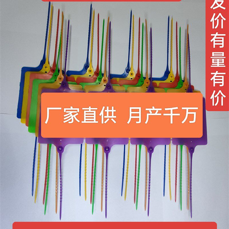 物流吊牌挂签一体式标签牌彩色标牌防水塑料标识牌双头吊牌1000