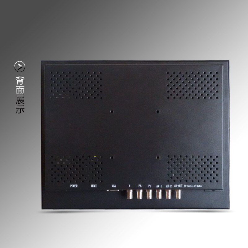 21液晶监控显示器屏挂墙 BNC工业级4:3监视器 HDMI高清显示屏壁挂