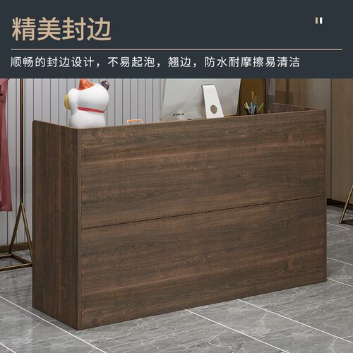 收银柜台店铺小型吧台桌服装美容院超市柜台餐饮店商用前台接待台