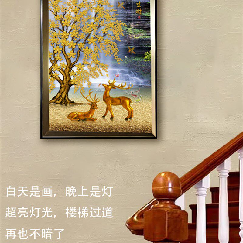 自建房楼梯感应灯楼梯画灯壁灯人体自动感应墙灯人来即亮人走即灭