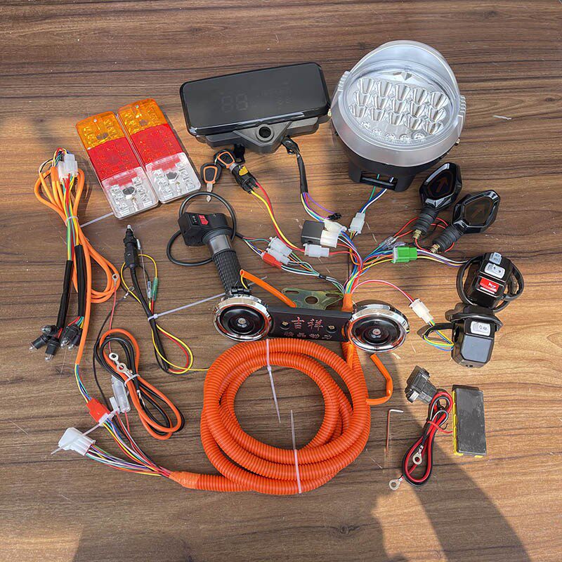 电动三轮车全车线路控制器 48v60v72v电动车线路总成纯铜大线线束