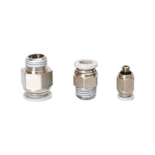 快速螺纹接头M6M8M10M12M16M20*2/0.75/1.0/1.25模具公制牙PC直通