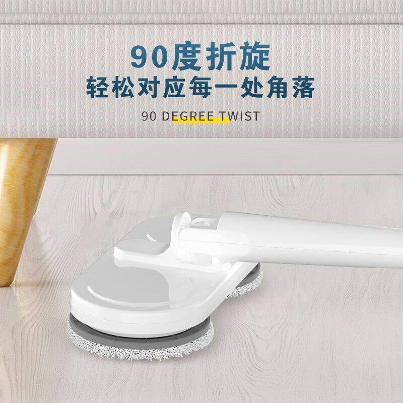 电动拖把家用懒人拖把一体机无线手持全自动旋转擦地机智能拖地机