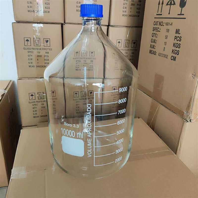 5L10L蓝盖试剂瓶高硼硅5000ml10000ml3L耐酸耐碱耐高温