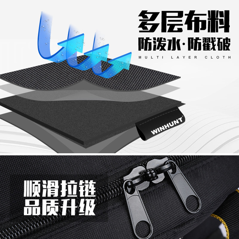 常胜客手提耐磨防水工具包多功能维修加大加厚帆布电脑包双肩背包