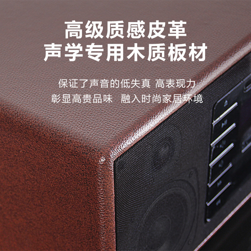 发烧级黑胶复古纯cd一体碟片播放唱片机听专辑光盘播放器蓝牙音响