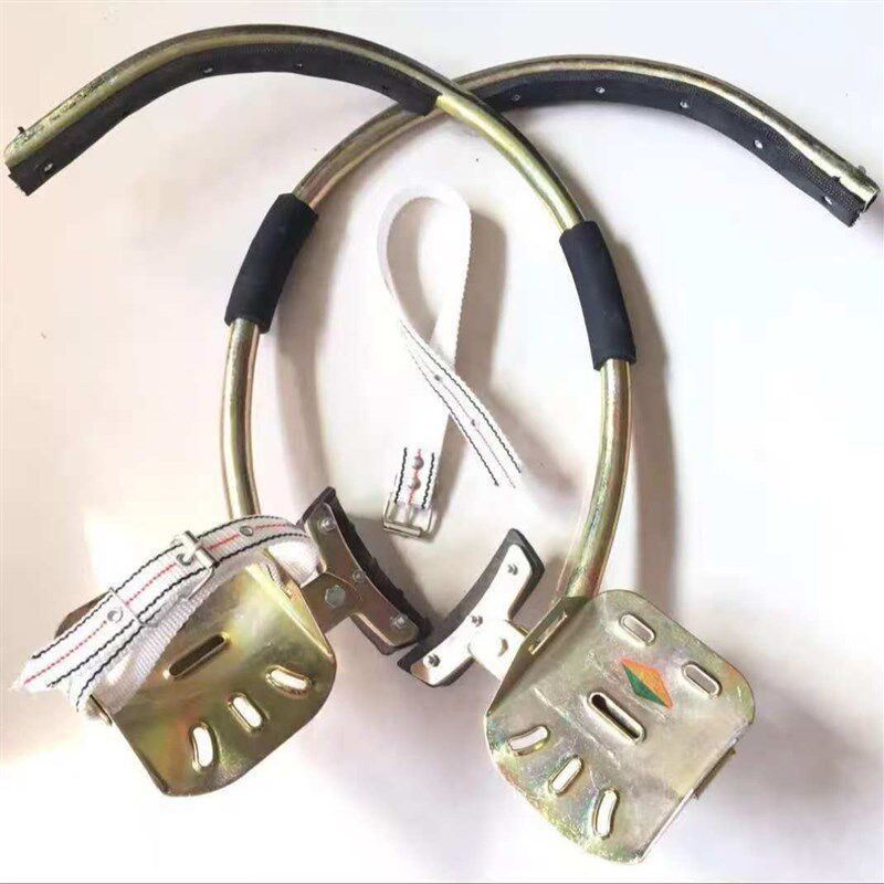 等径脚扣,加厚管,圆钢柱脚扣登杆脚扣铁鞋电工专用电力安全工具