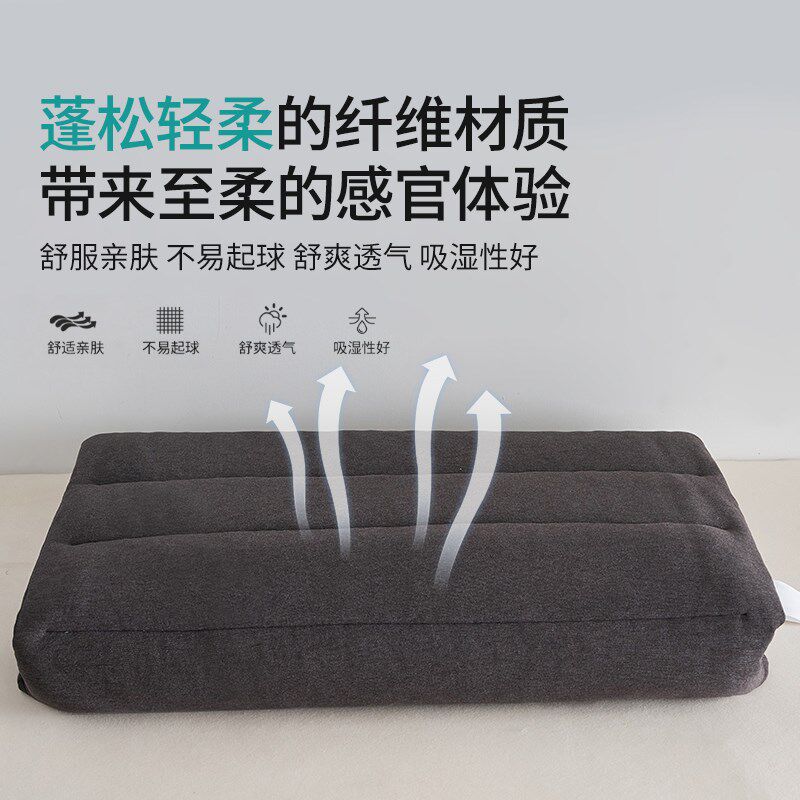 可调节高度毛巾枕头睡觉专用颈椎枕反弓牵引圆柱毛巾卷枕芯护颈椎