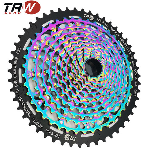 TRW 12速 9-50T 10-52T一体超轻XD塔基越野爬坡山地车飞轮链条