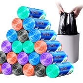 靓涤垃圾袋家用加厚手提式 大号办公室宿舍圾圾桶塑料袋手提 实惠装