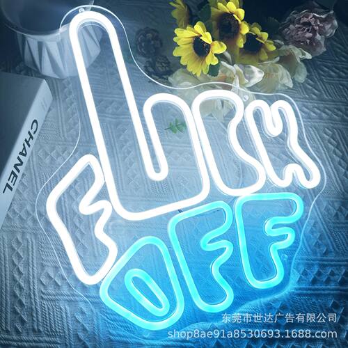 亚马逊跨境爆款发光字母造型led霓虹灯派对装饰灯牌出口外贸灯