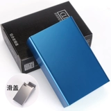 Портативный водонепроницаемый портсигар, ультратонкая металлическая жестяная коробка, 20 шт, алюминиевый сплав