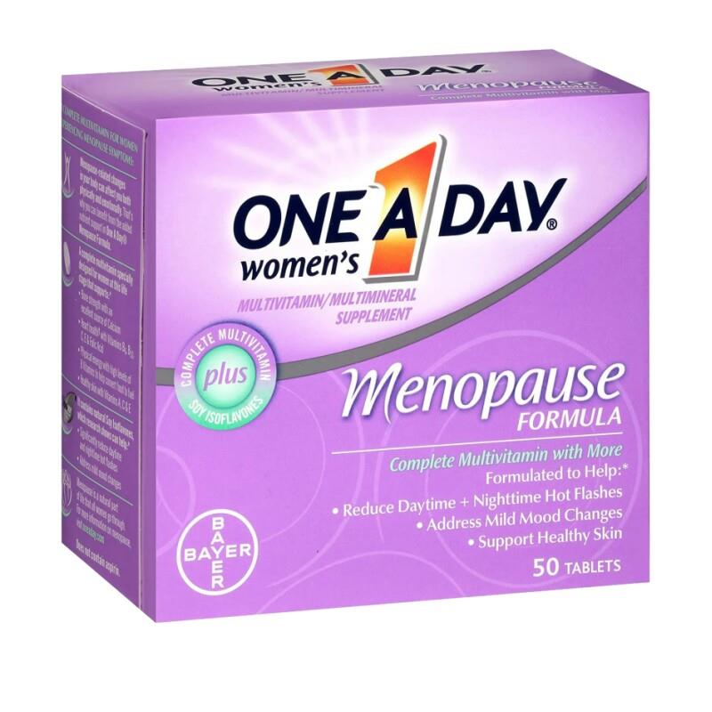 OneADay拜耳女性时光片 大豆异黄酮卵巢保养雌激素调理复合维生素