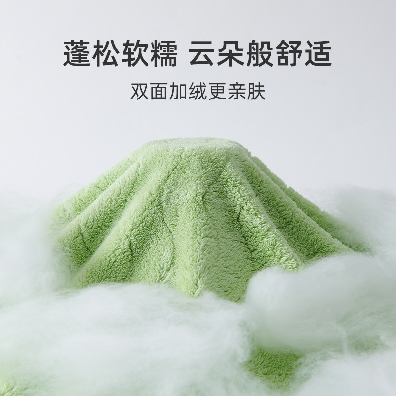 婧麒儿童浴巾珊瑚绒斗篷连帽比纯棉吸水婴儿洗澡女男宝宝可穿超软