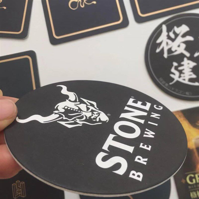 10个起订制个性吸水纸杯垫酒吧吸水纸杯垫