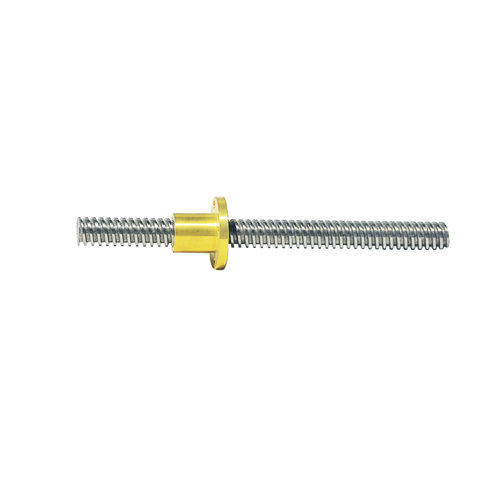 link cnc 304不锈钢 T30丝杆梯形丝杠配螺母 螺距6mm 导程6mm
