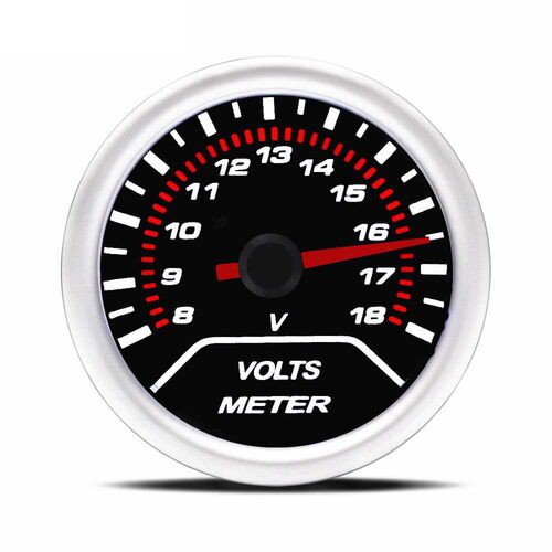跨境通用白光机械式电压表12V