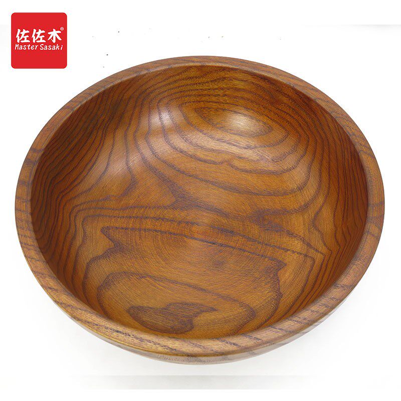 包邮整木实木木盆脸盆果盘木碗沙拉碗超大号大碗揉面酒店餐具酒店