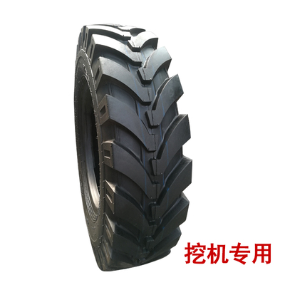 新源轮式挖沟机挖掘机轮胎人字7.50/750/8.25/825/900/1000-16 20