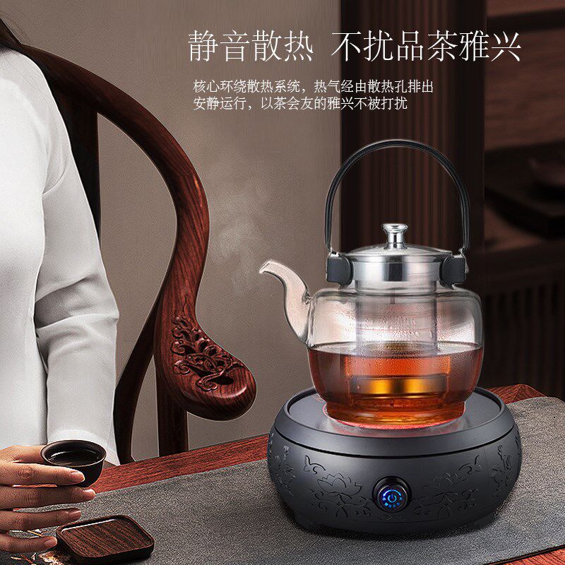 乐米思电陶炉茶炉迷你家用不挑壶煮茶炉小茶炉烧水泡茶炉铁壶茶炉