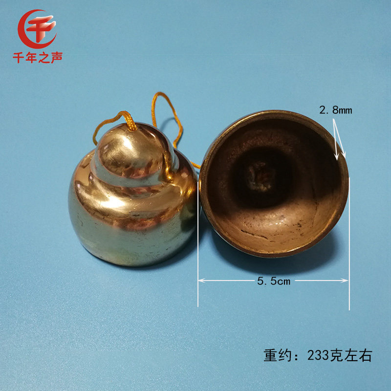 专业乐团铜碰钟响铜碰铃铜甩子大中小号剧团配乐专用铃铛声音清脆