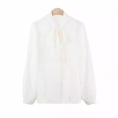 王福贵定制～设计感小众轻熟白衬衣垂感气质上衣3.11 白蝴蝶