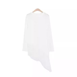 王福贵定制～韩系蕾丝斜边上衣3.24 灵动上衣