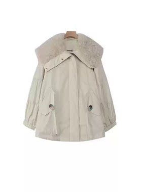 【大扣子羽绒服】王福贵定制～翻领毛毛韩版羽绒服7.19