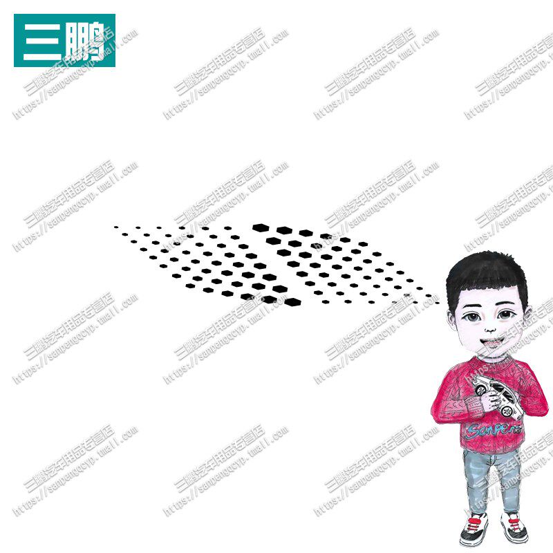 适用大众id6crozz后窗贴纸改装侧翼ID6X车身贴装饰专用车窗贴膜纸