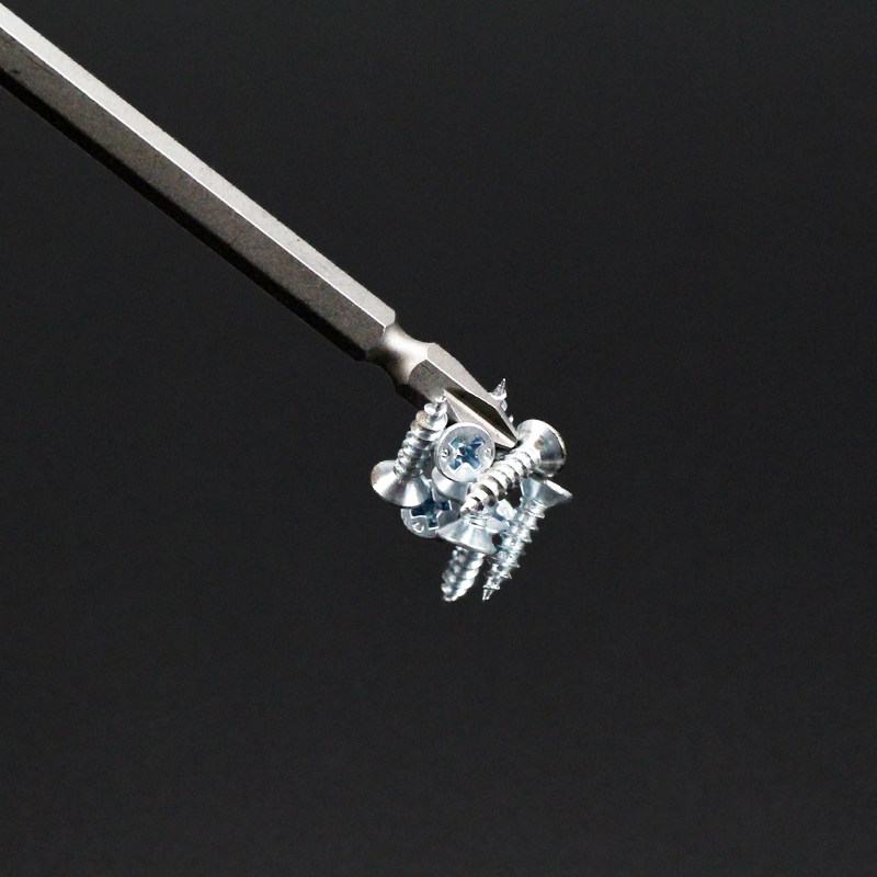 双头ph2十字气动枪批头250mm加长s2磁性风批电动螺丝刀头特级6.35