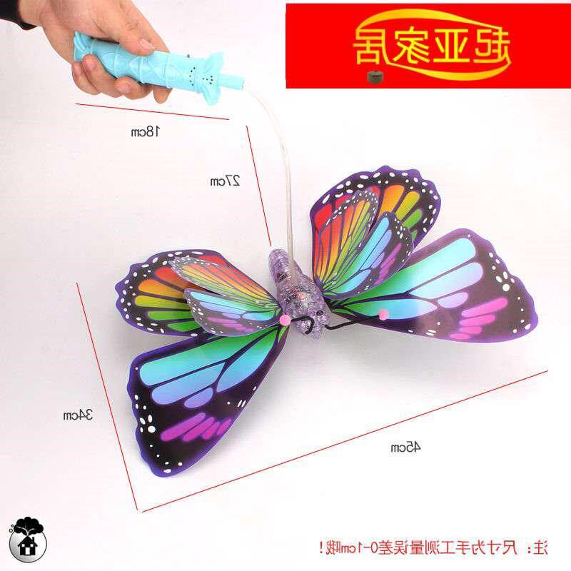 手提闪光蝴蝶发光电动音乐手提灯笼电动蝴蝶儿童玩地摊夜市发光