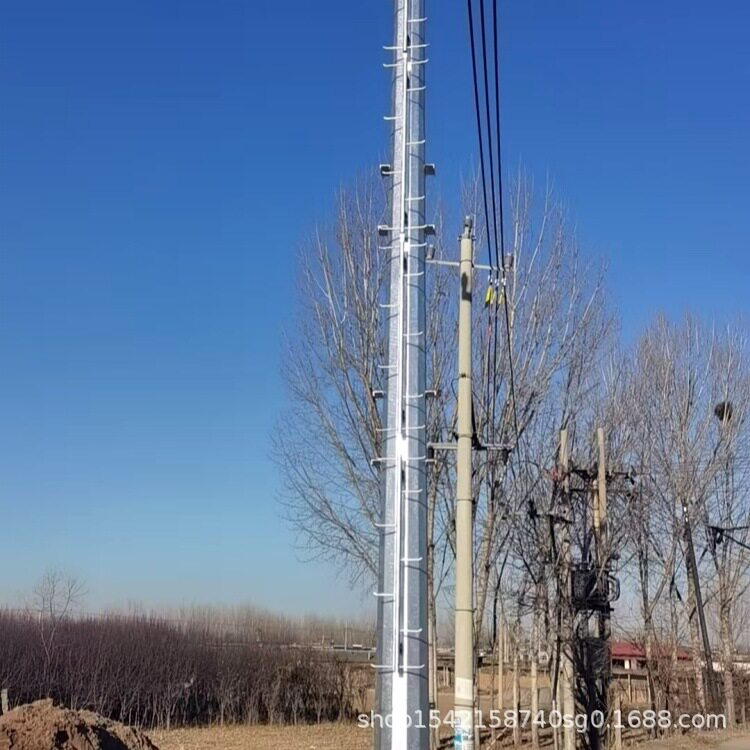 220kv转角钢杆钢桩基础钢绞线变压器矿用配电箱户外不锈钢配电箱