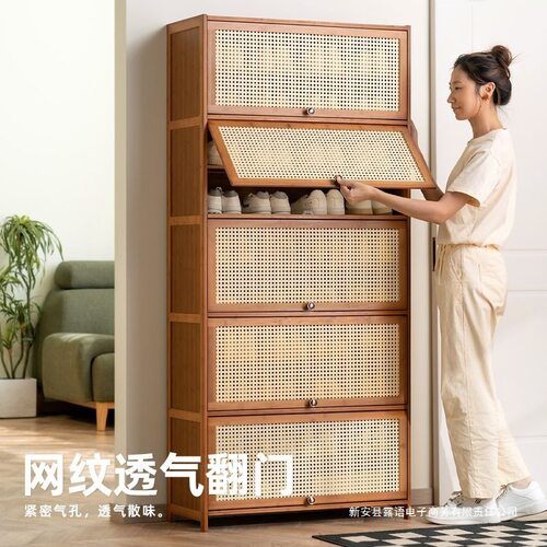 简约现代防尘鞋柜门口玄关收纳