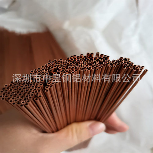 批发c1100紫铜管 制冷红铜管6*1 8*1 10*1mm无毛刺切割紫铜管