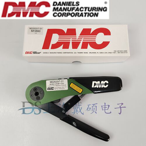 美国DMC 压接钳 军标M22520/7-01 航空插针冷压钳 MH860 端子压接