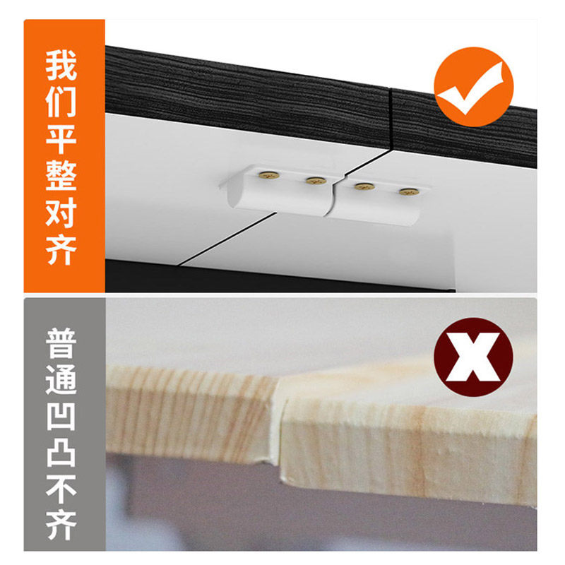 折叠餐桌小户型 家用板式食饭枱小方桌高80厘米小餐桌2人配凳子可