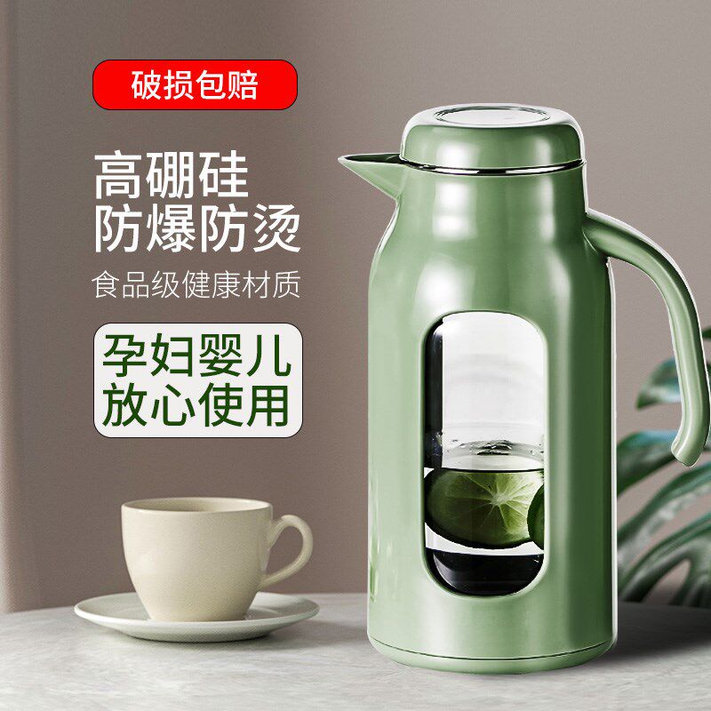 冷水壶大容量加厚玻璃防爆耐高温凉水杯夏季防摔家用泡茶壶白开水