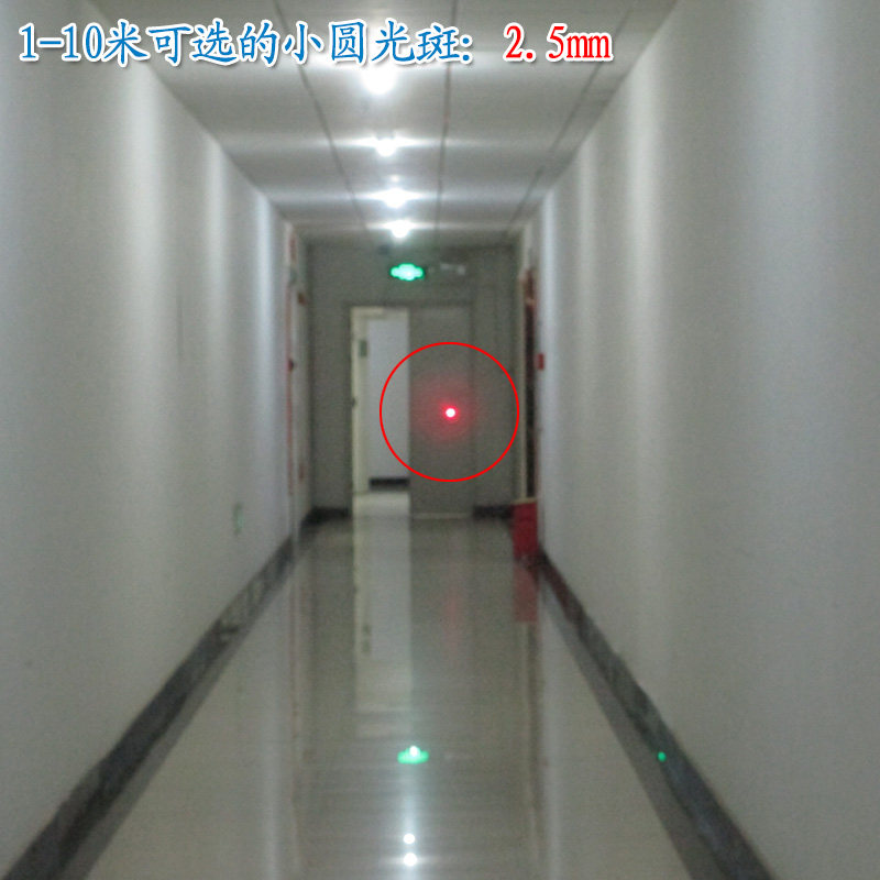 超小圆光斑红光点状激光器模组 0-100米正圆准直平行光源镭射灯头